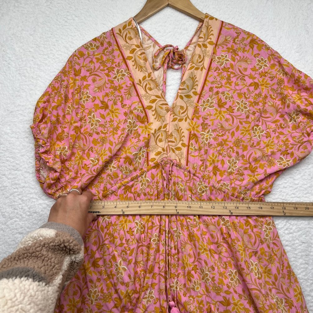 Aakaa | Floral Boho V neck Dress Size Small - Picture 5 of 7